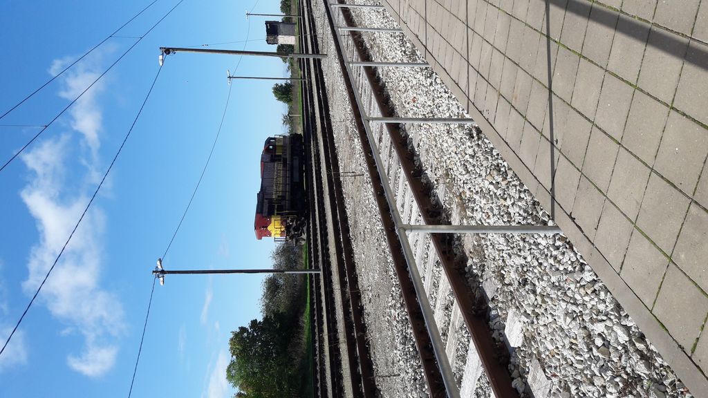Un vecchio treno alla stazione di Paldiski in Estonia&nbsp;