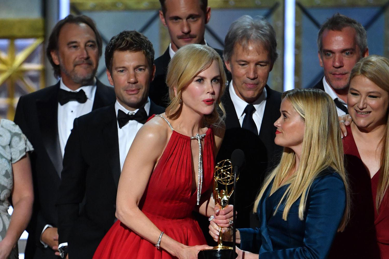 &nbsp;Miglior miniserie 'Big Little Lies', il cast