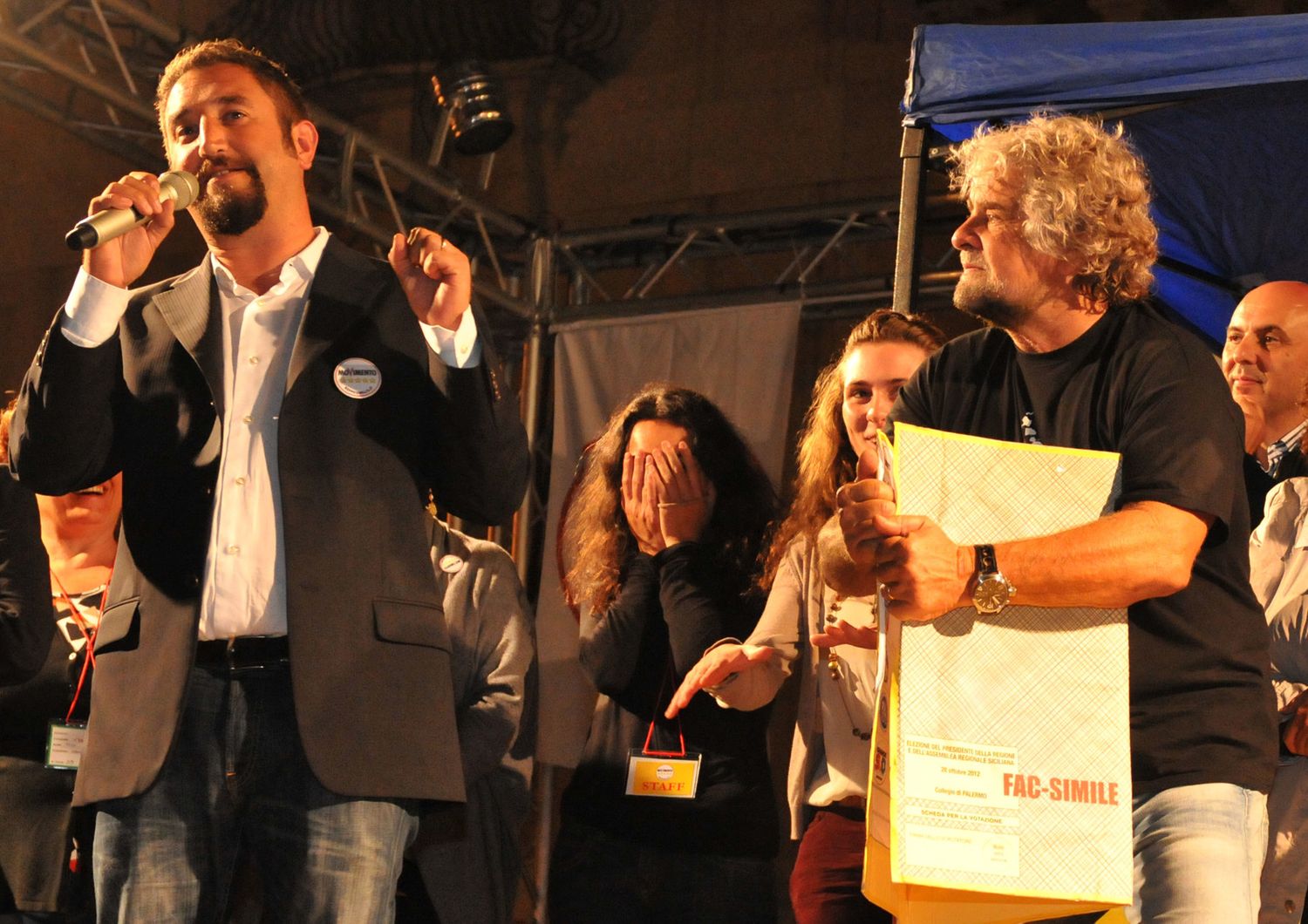 &nbsp;Giancarlo Cancelleri e Beppe Grillo