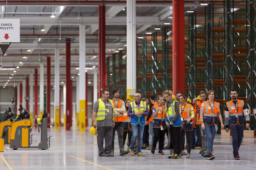 Magazzino Amazon di Vercelli&nbsp;