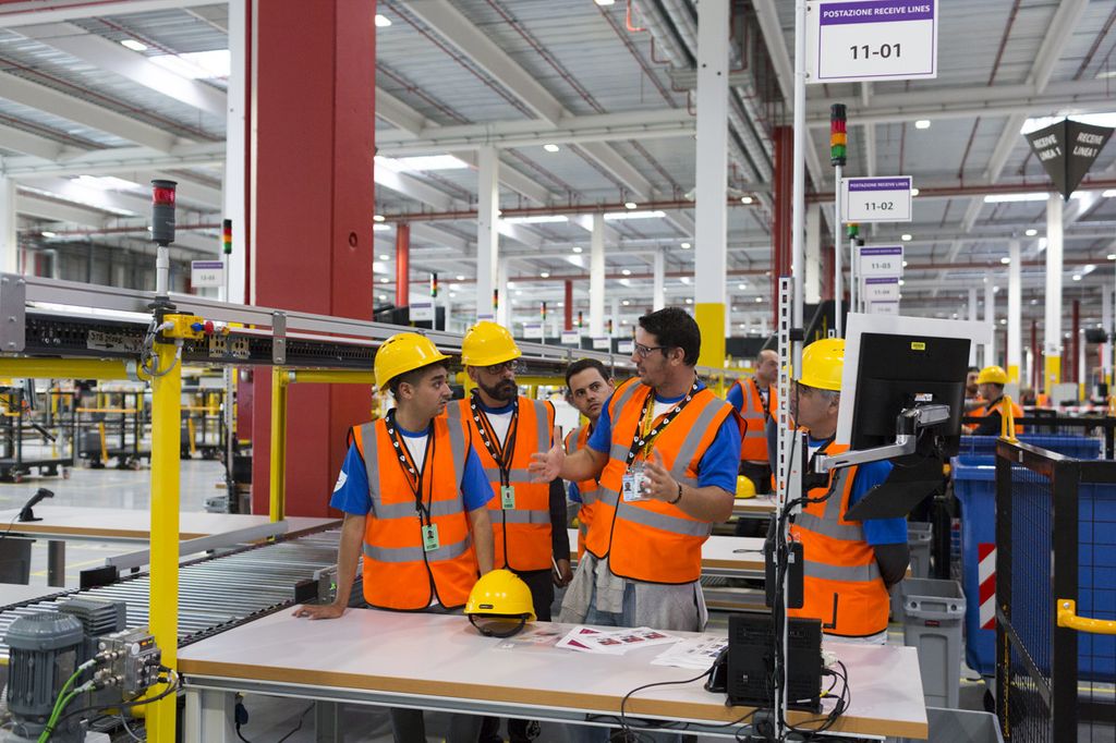 Magazzino Amazon di Vercelli&nbsp;