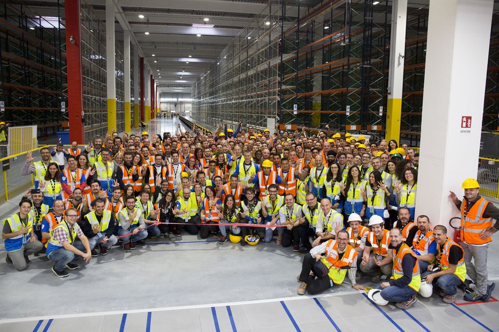 Magazzino Amazon di Vercelli&nbsp;