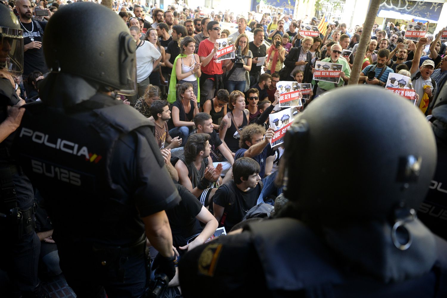 &nbsp;Barcellona, manifestazione