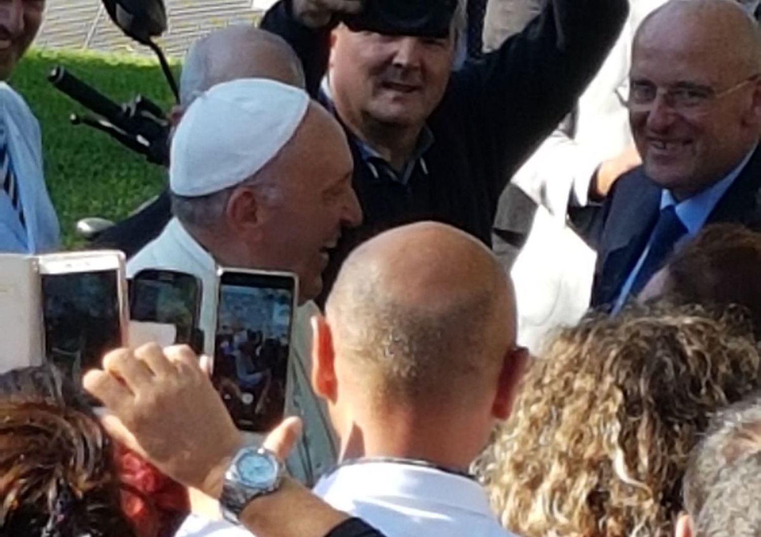 Il Papa a sorpresa alla Fondazione S.Lucia (neuro riabilitazione)