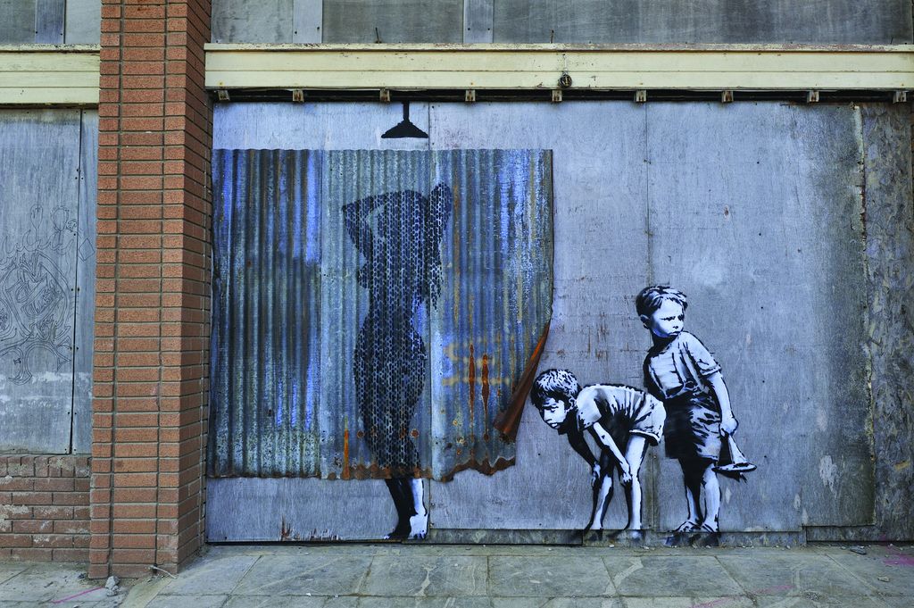 Murale di Banksy&nbsp;