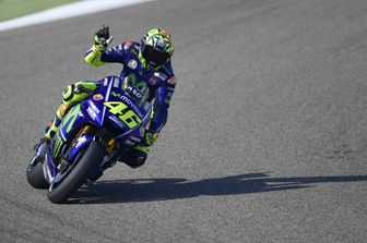 Valentino Rossi terzo in griglia di partenza al Gran Premio di Catalogna (Afp)  &nbsp;
