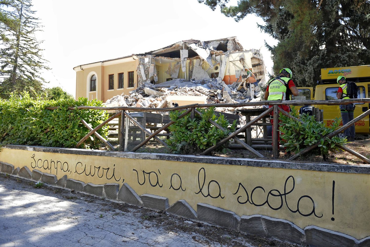 La scuola Romolo Capranica di Amatrice&nbsp;