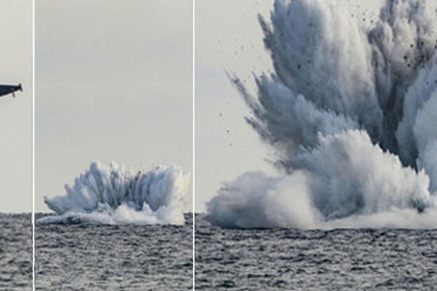 &nbsp;Eurofighter dell'aviazione italiana schiantato in mare durante una mostra a Terracina