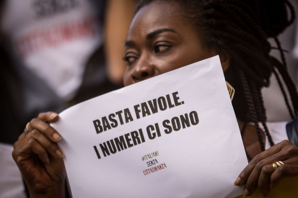 Una manifestazione per lo ius soli