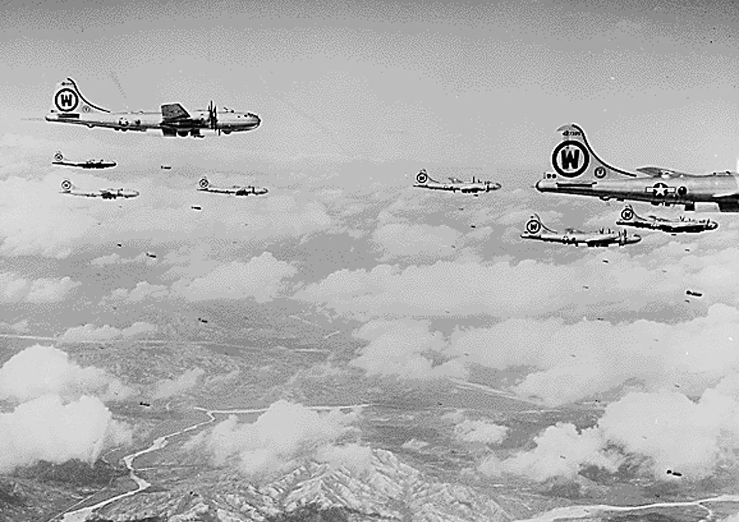 Bombardieri B-29 sopra la Corea, 6 settembre 1950&nbsp;