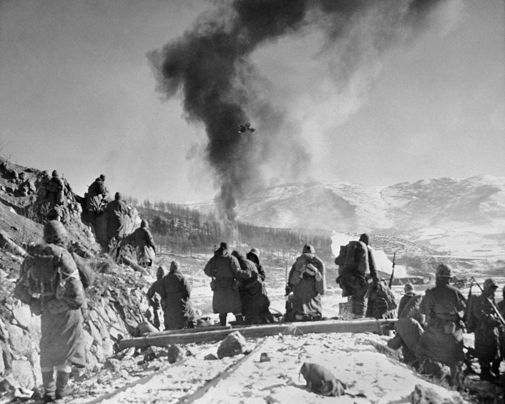 Soldati statunitensi durante la guerra coreana, 1950&nbsp;