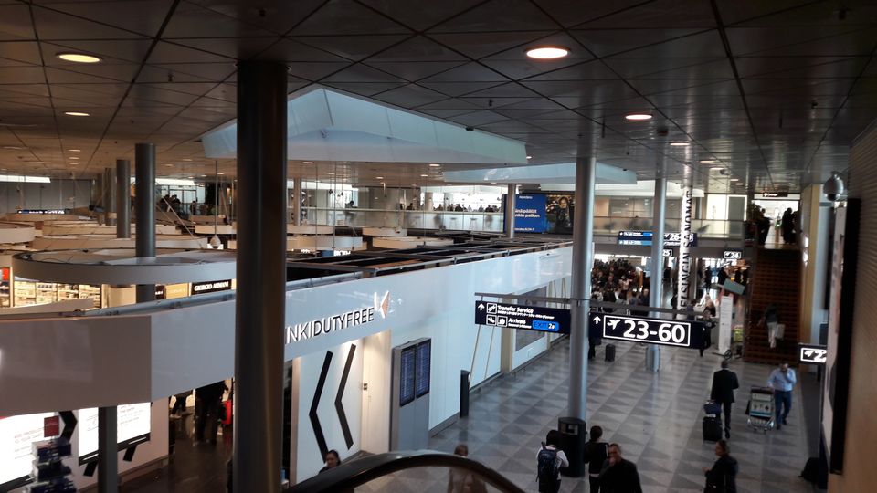 Il dutyfree all'interno dell'aeroporto