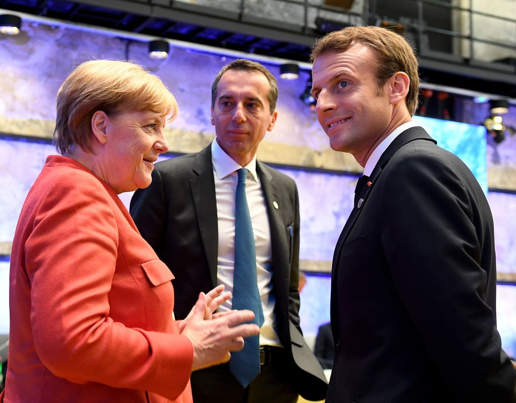 &nbsp;Merkel, Kern e Macron al vertice di Tallinn