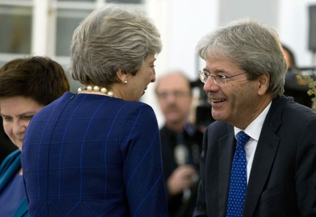 &nbsp;May e Gentiloni a Tallinn