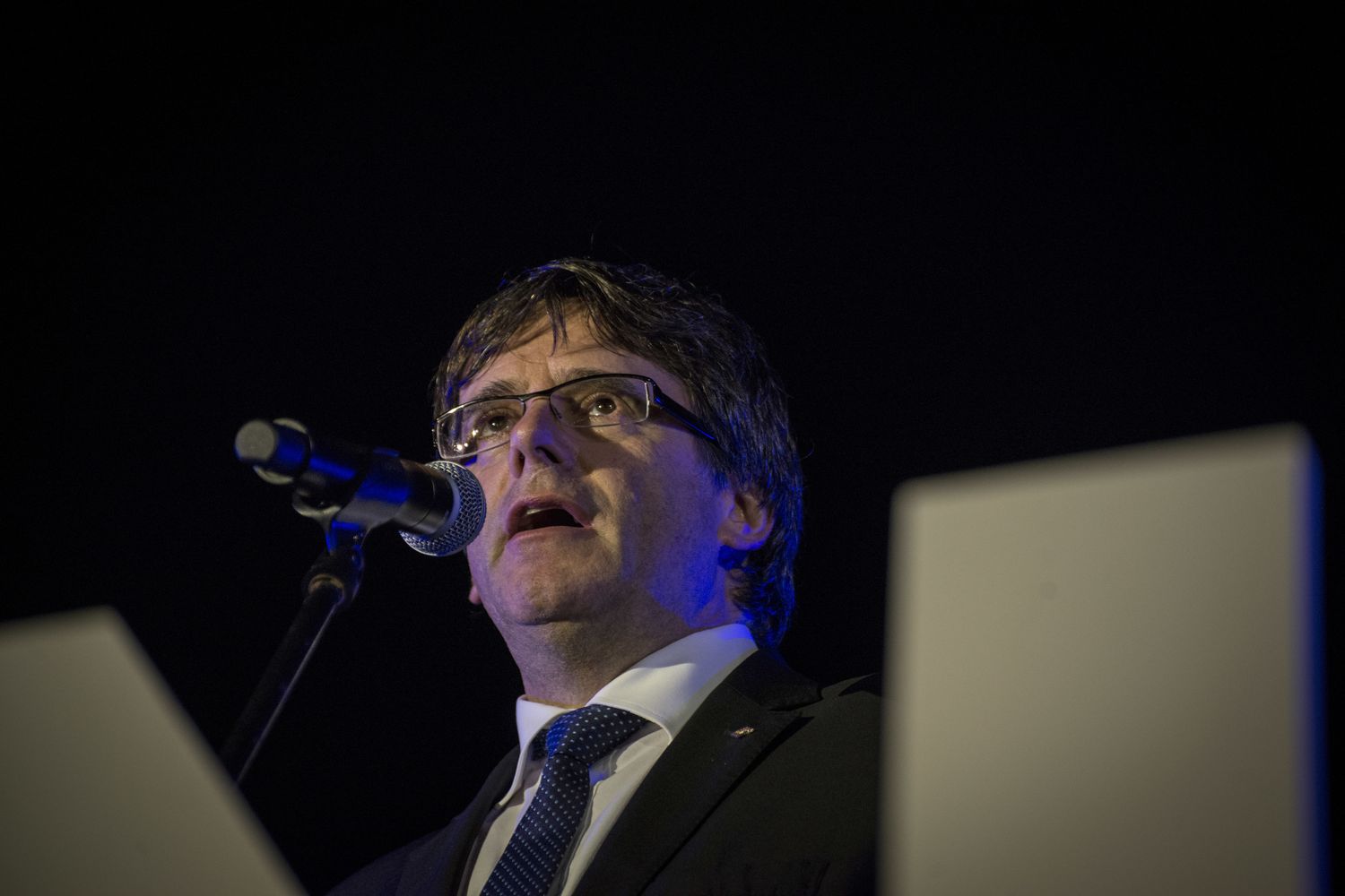 &nbsp;Puigdemont durante l'ultimo comizio