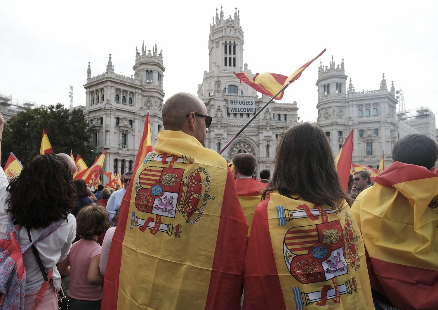 &nbsp;Manifestazione contro il referendum a Madrid