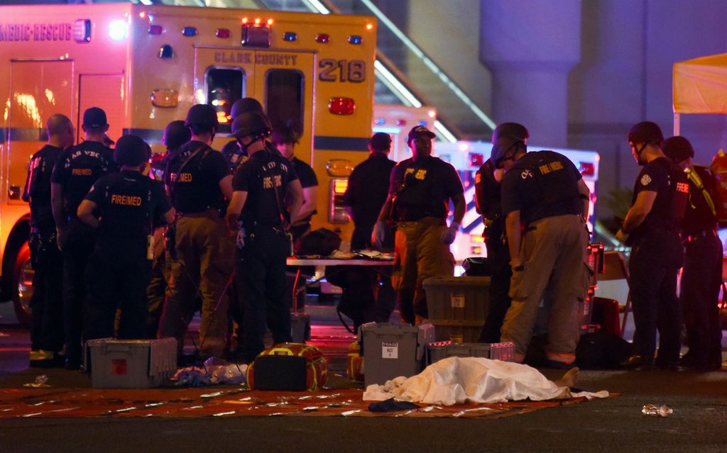 &nbsp;Attentato a Las Vegas (Afp)