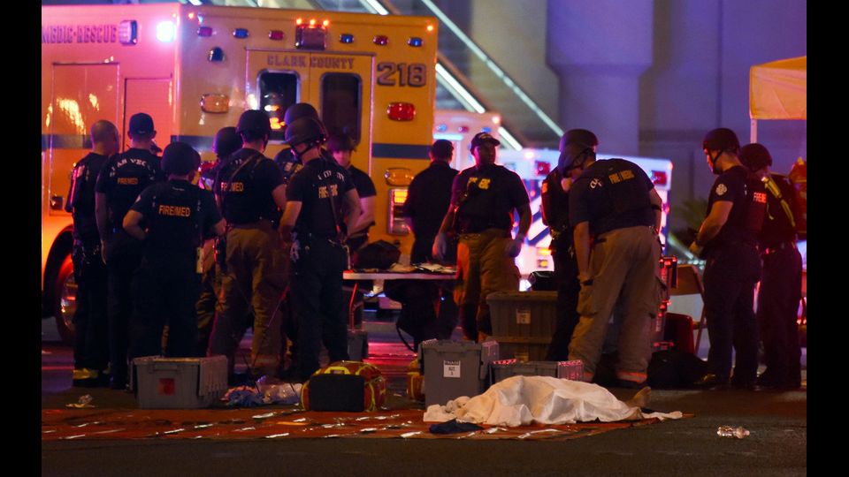 &nbsp;Attentato a Las Vegas (Afp)