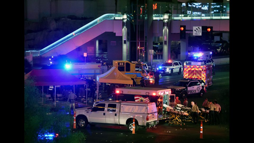 &nbsp;Attentato a Las Vegas (Afp)