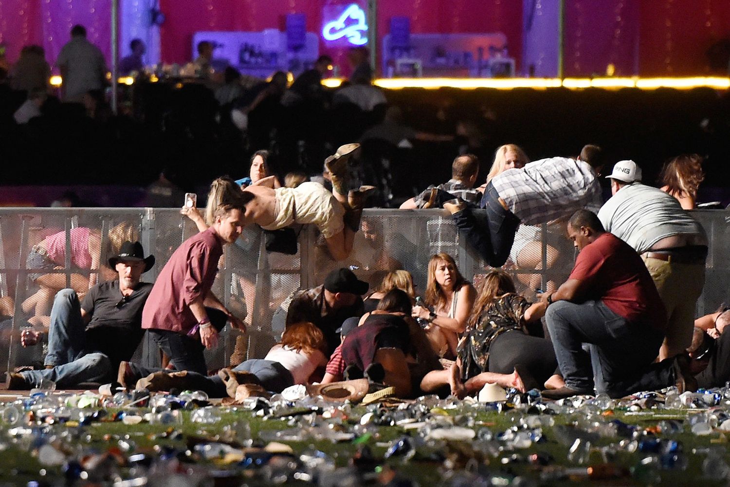 &nbsp; Attentato a Las Vegas (Afp)