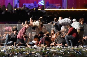 &nbsp; Attentato a Las Vegas (Afp)