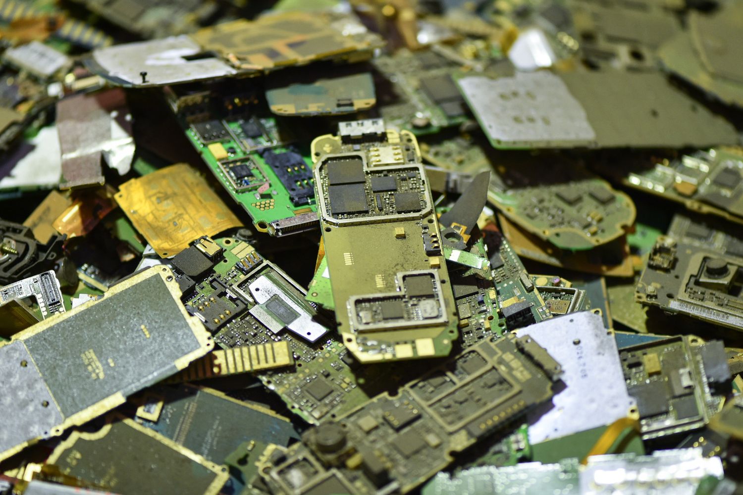 &nbsp;Riciclaggio di vecchi smartphone