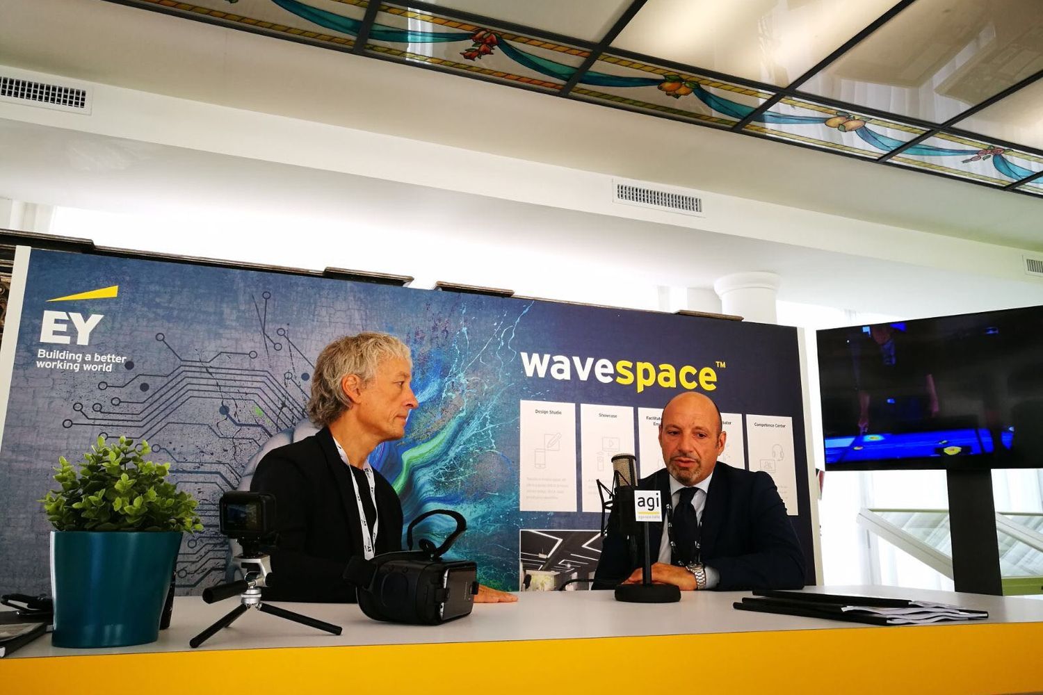 &nbsp;Riccardo Luna, direttore responsabile di AGI, e Antonio&nbsp;La Rosa,&nbsp;Head of IM B2B