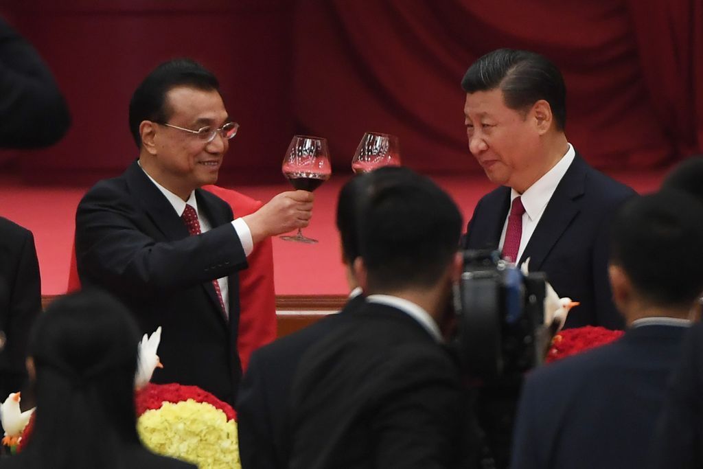 &nbsp;Li Keqiang e Xi Jinping