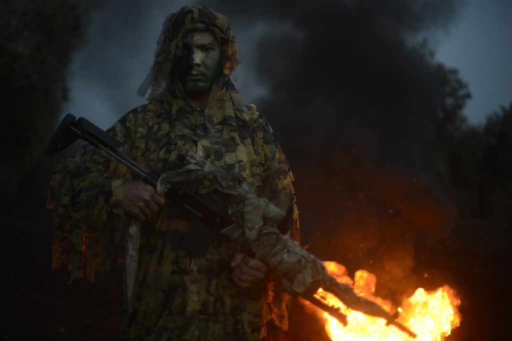 &nbsp;Un cecchino della Free Syrian Army
