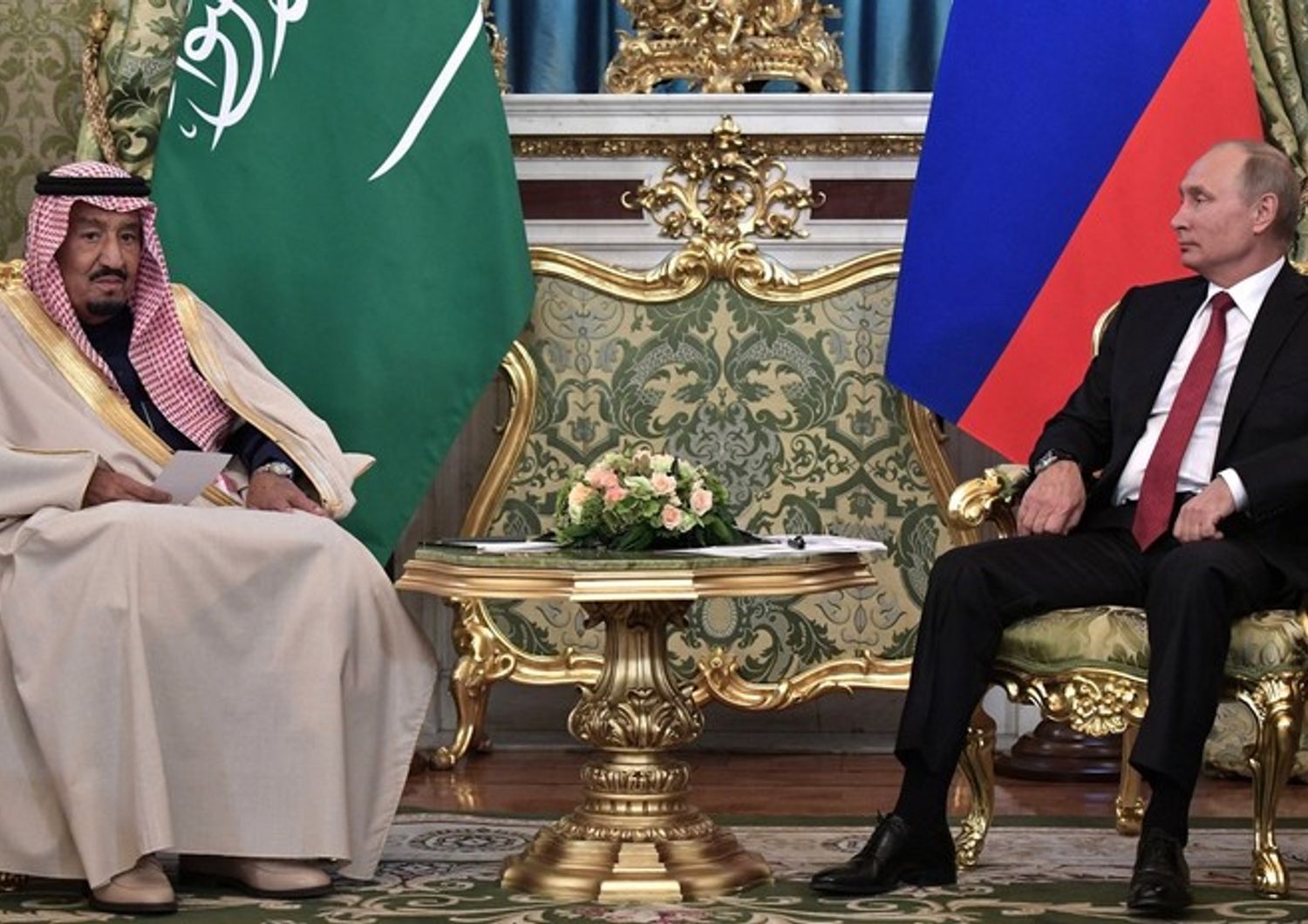Re Salman e Vladimir Putin