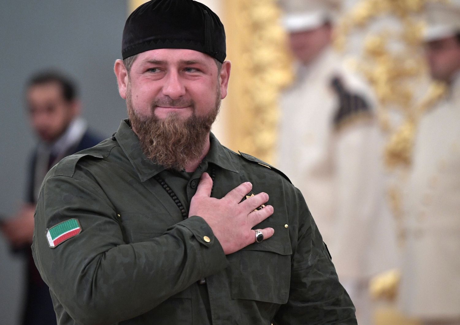 &nbsp;Il presidente ceceno Kadyrov durante i colloqui russo-sauditi
