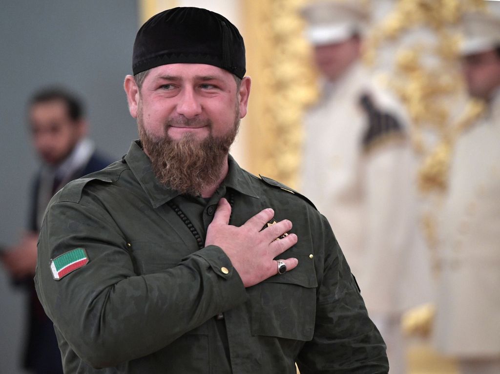 &nbsp;Il presidente ceceno Kadyrov durante i colloqui russo-sauditi