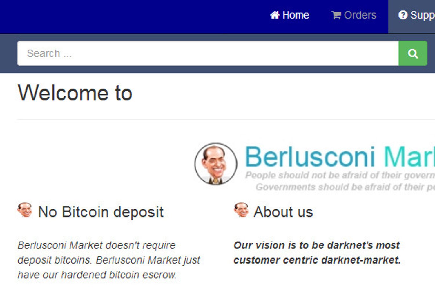 Nel lato oscuro del web c&#39;&egrave; un mercato (virtuale) intitolato a Berlusconi