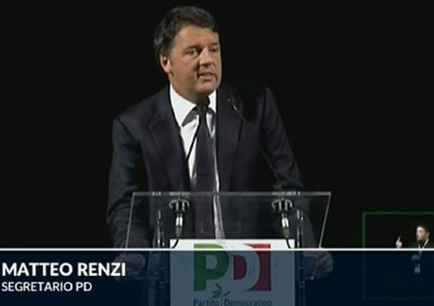 Pd:&nbsp;Renzi, corpo a corpo col centrodestra che &egrave; il nostro avversario