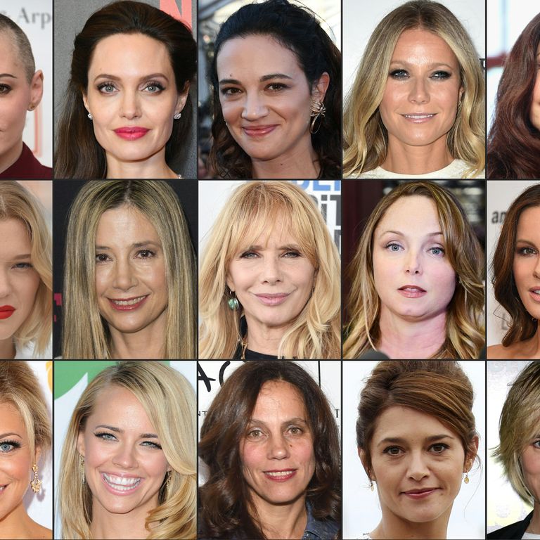 &nbsp;Alcune vittime delle molestie di Harvey Weinstein