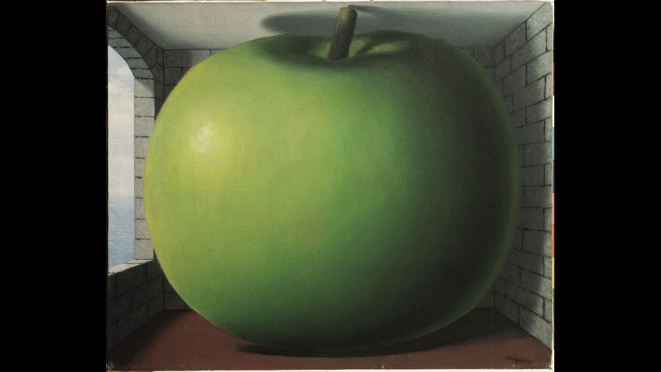 René Magritte, The Listening Room, 1958, private collection, Courtesy Brachot Gallery Brussels &copy; 2017, Charly Herscovici c/o SABAM&nbsp;