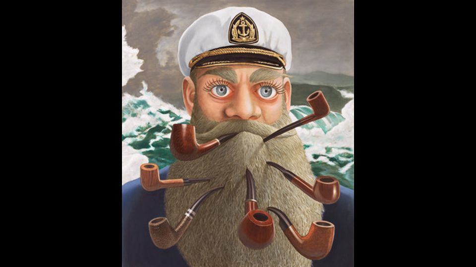 Sean Landers, Captain Homer (Seven pipes for seven seas), 2016, private collection &copy; Courtesy of the artist and Rodolphe Janssen, Brussels&nbsp;