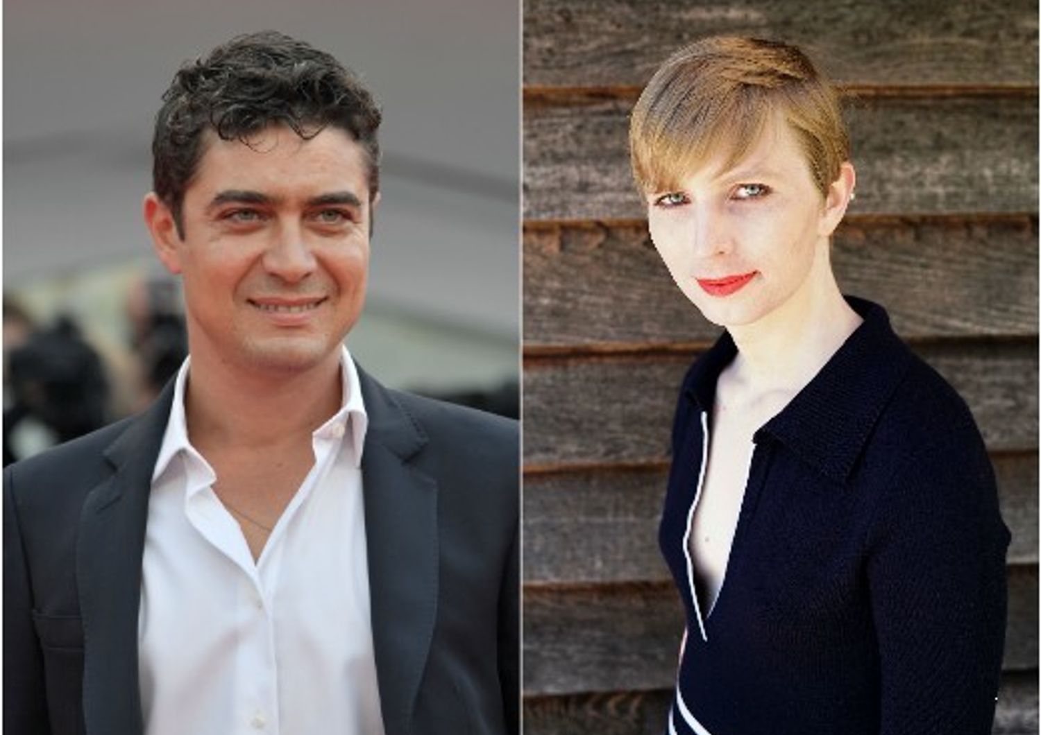 Riccardo Scamarcio e Chelsea Manning