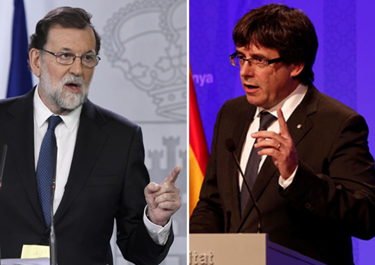 Mariano Rajoy vs Carles Puigdemont&nbsp;