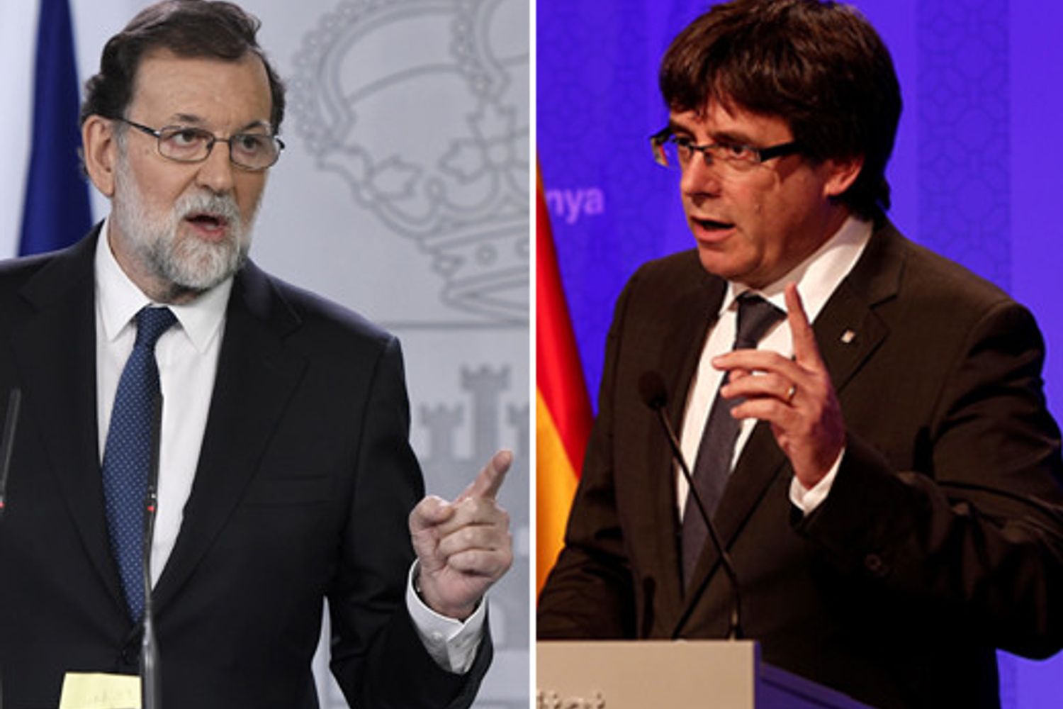 Mariano Rajoy vs Carles Puigdemont&nbsp;