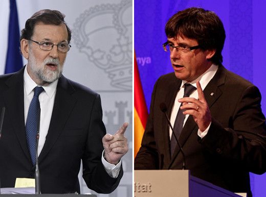 Mariano Rajoy vs Carles Puigdemont&nbsp;