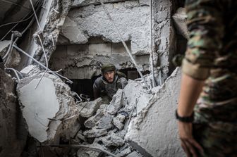 &nbsp;Le rovine di Raqqa
