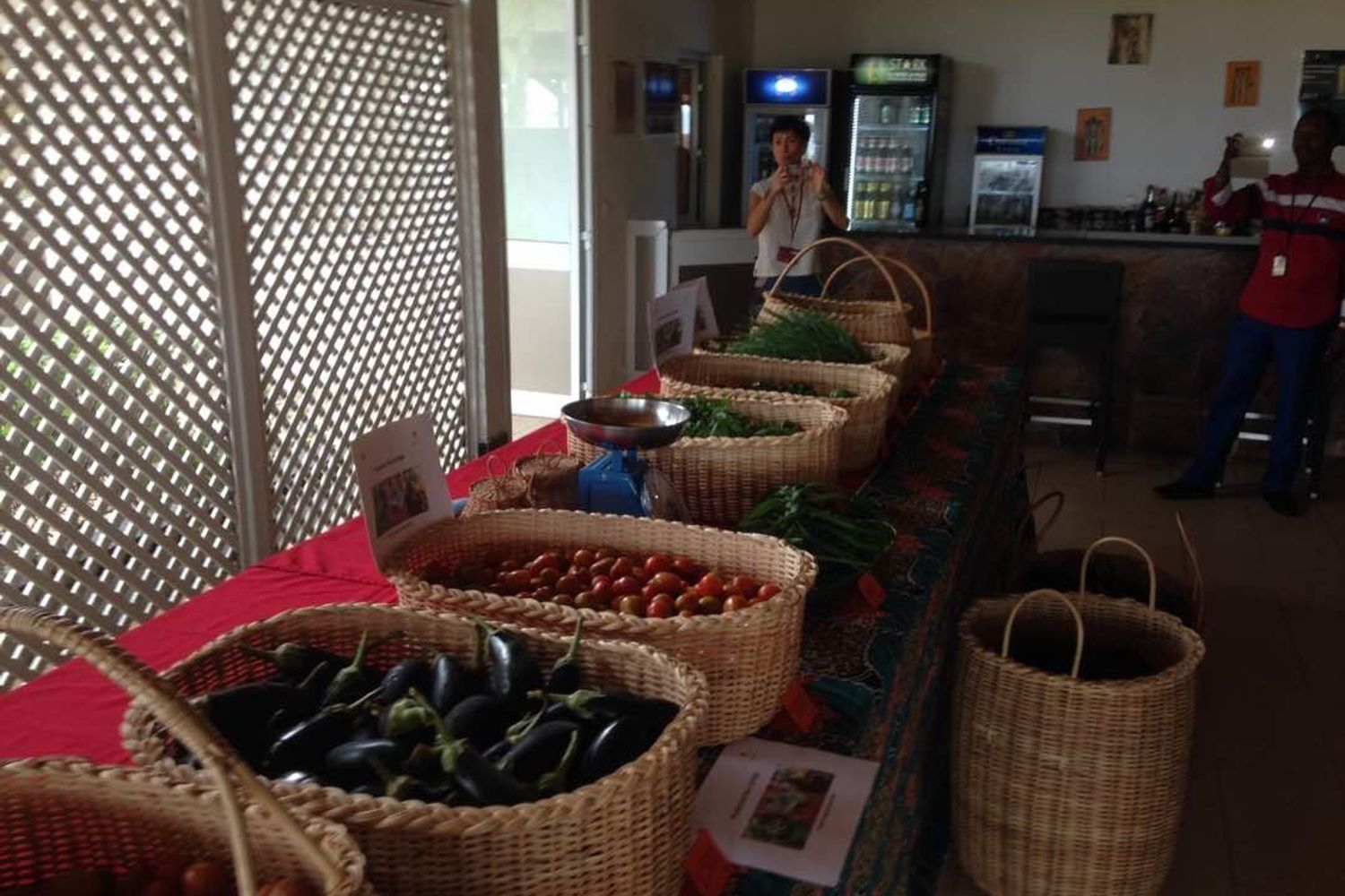 Produttori agricoli del Progetto Integrato di Hinda (PIH), organizzano la vendita di prodotti biologici, presso il Club Olio&nbsp;