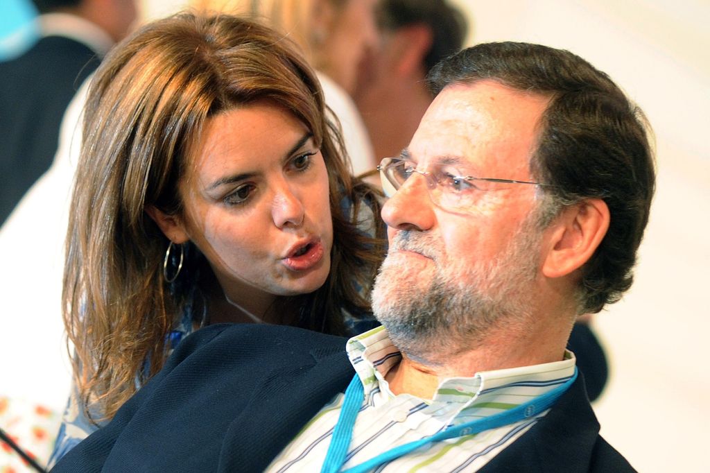 Soraya Saenz de Santamaria e Mariano Rajoy