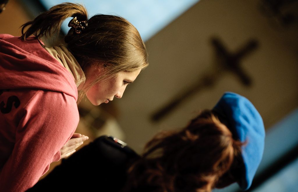 &nbsp;Amanda Knox durante il processo a Perugia