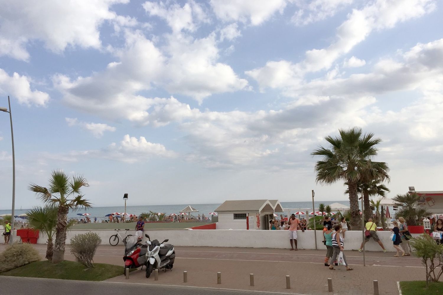 &nbsp;Il lungomare di Ostia