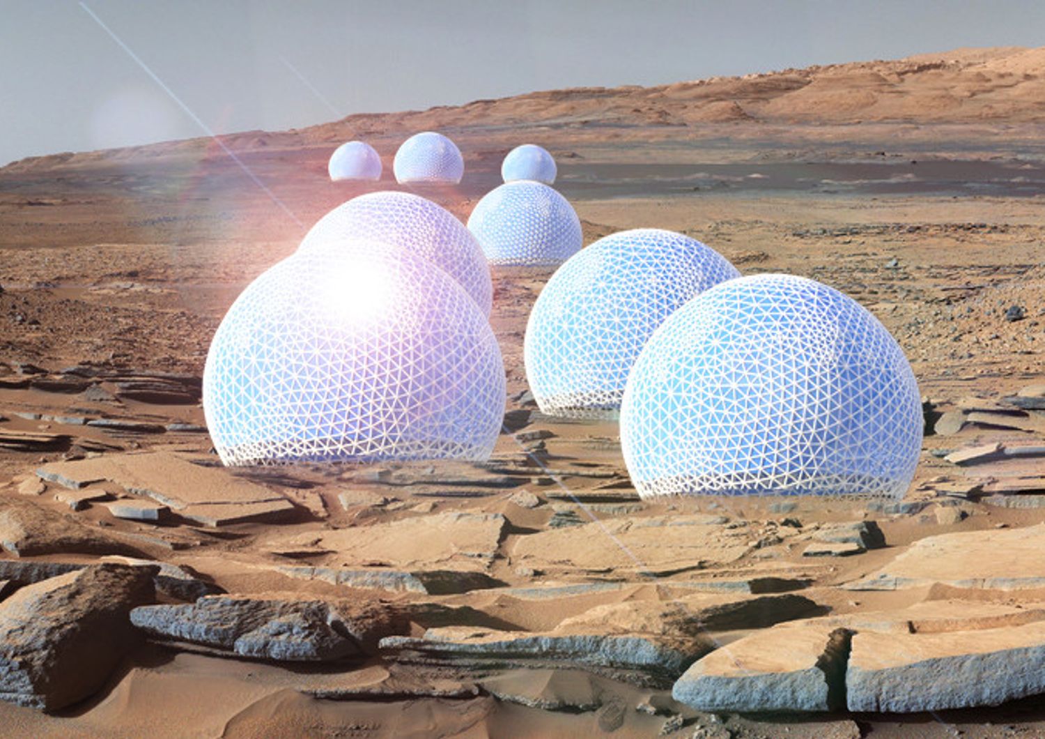 La citt&agrave; su Marte progettata da una ricercatrice italiana&nbsp;