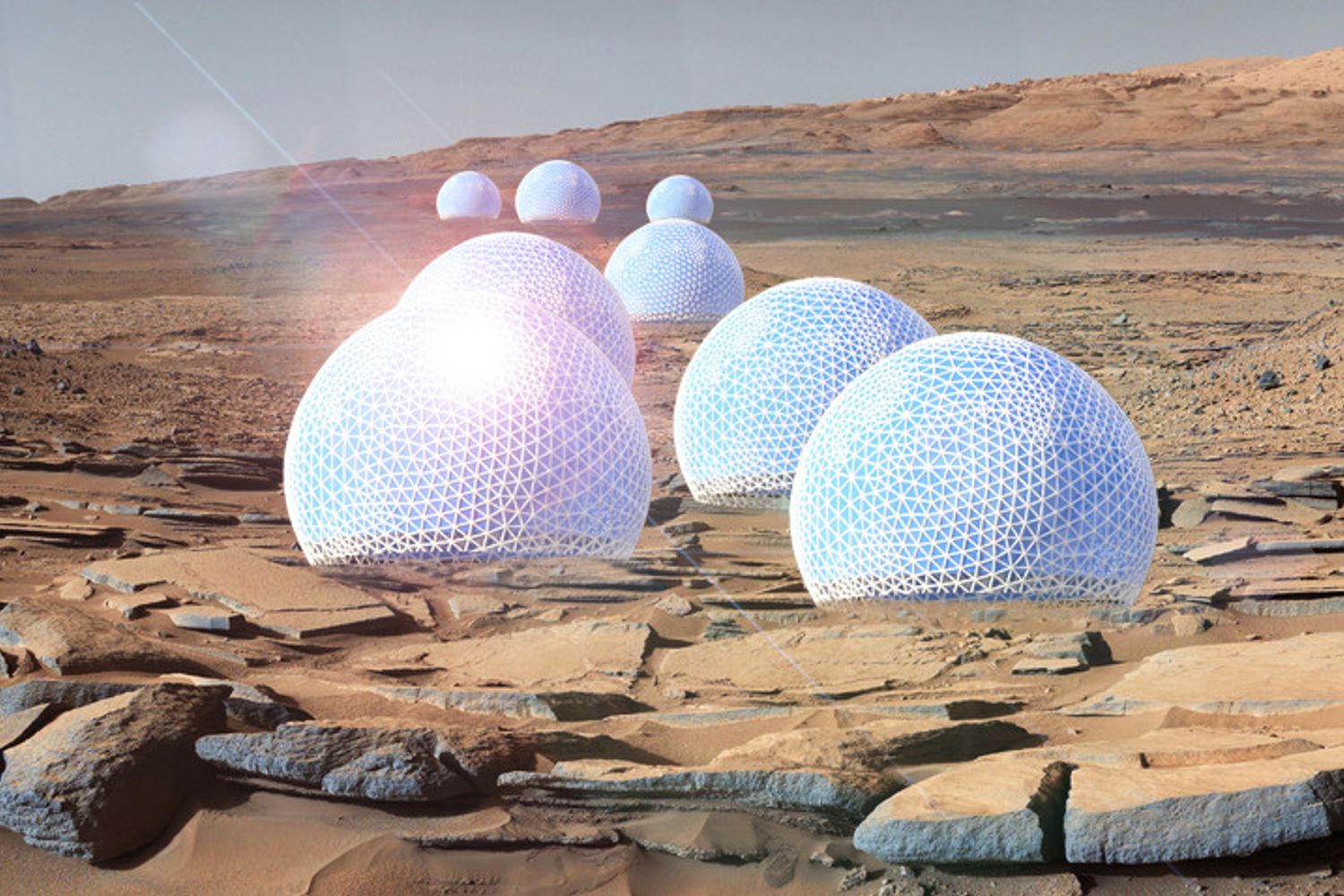 La citt&agrave; su Marte progettata da una ricercatrice italiana&nbsp;