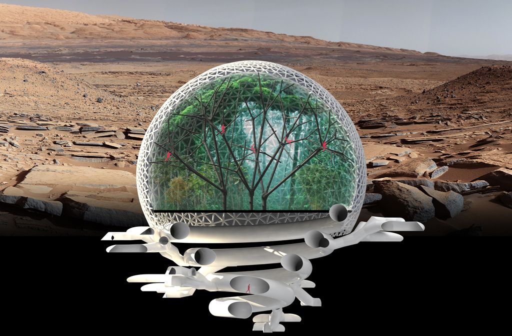 La citt&agrave; su Marte progettata da una ricercatrice italiana&nbsp;
