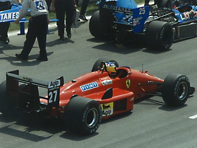 &nbsp;La Ferrari di Michele Alboreto